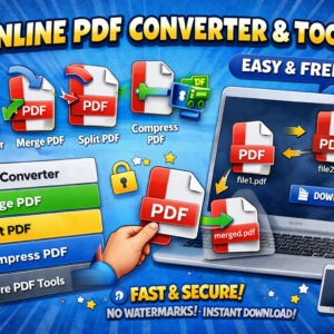 Free Online PDF Converter & PDF Tools – Convert, Merge, Split & Download PDFs